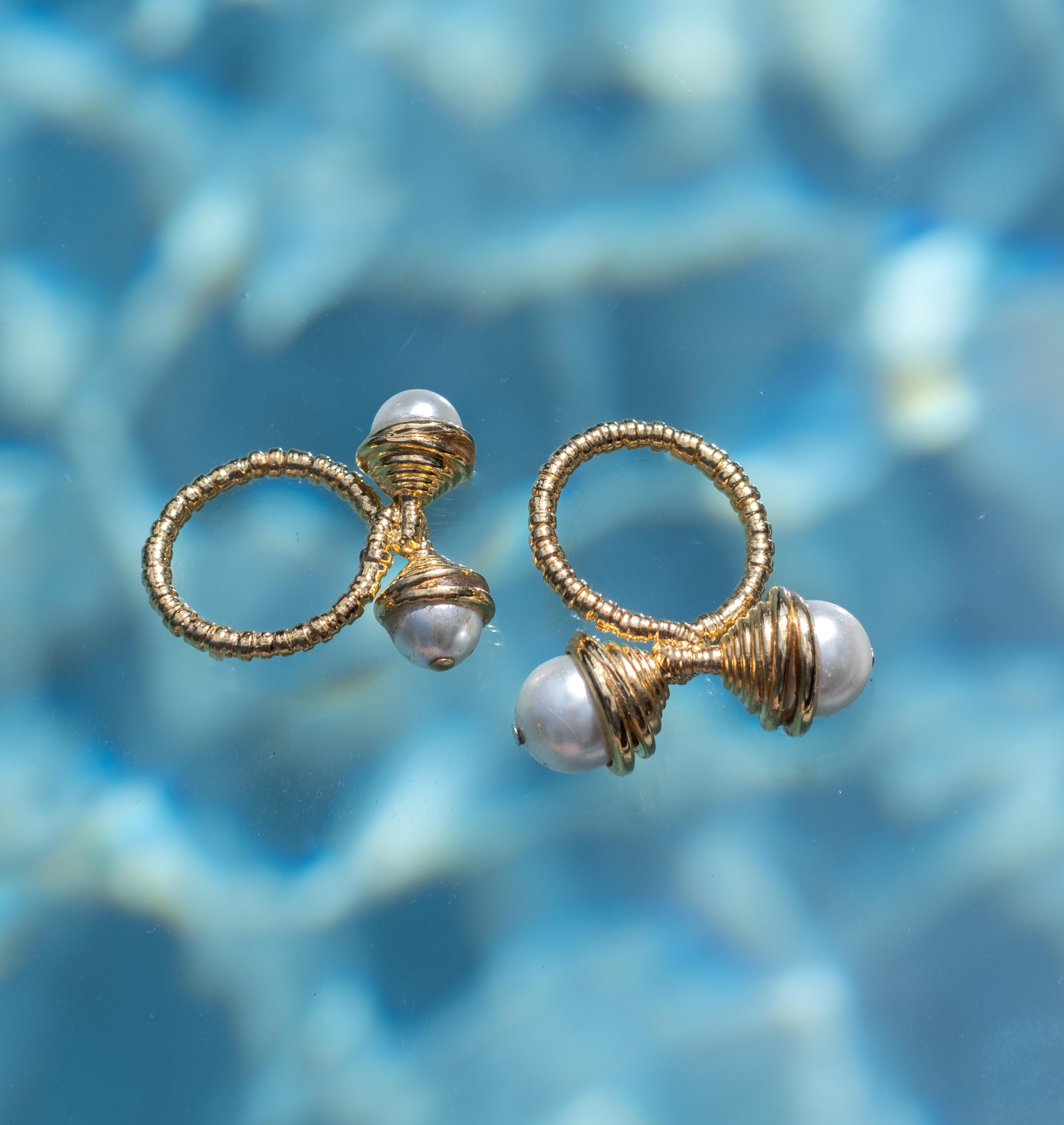 Ring LILLY Small Pearl Gold
