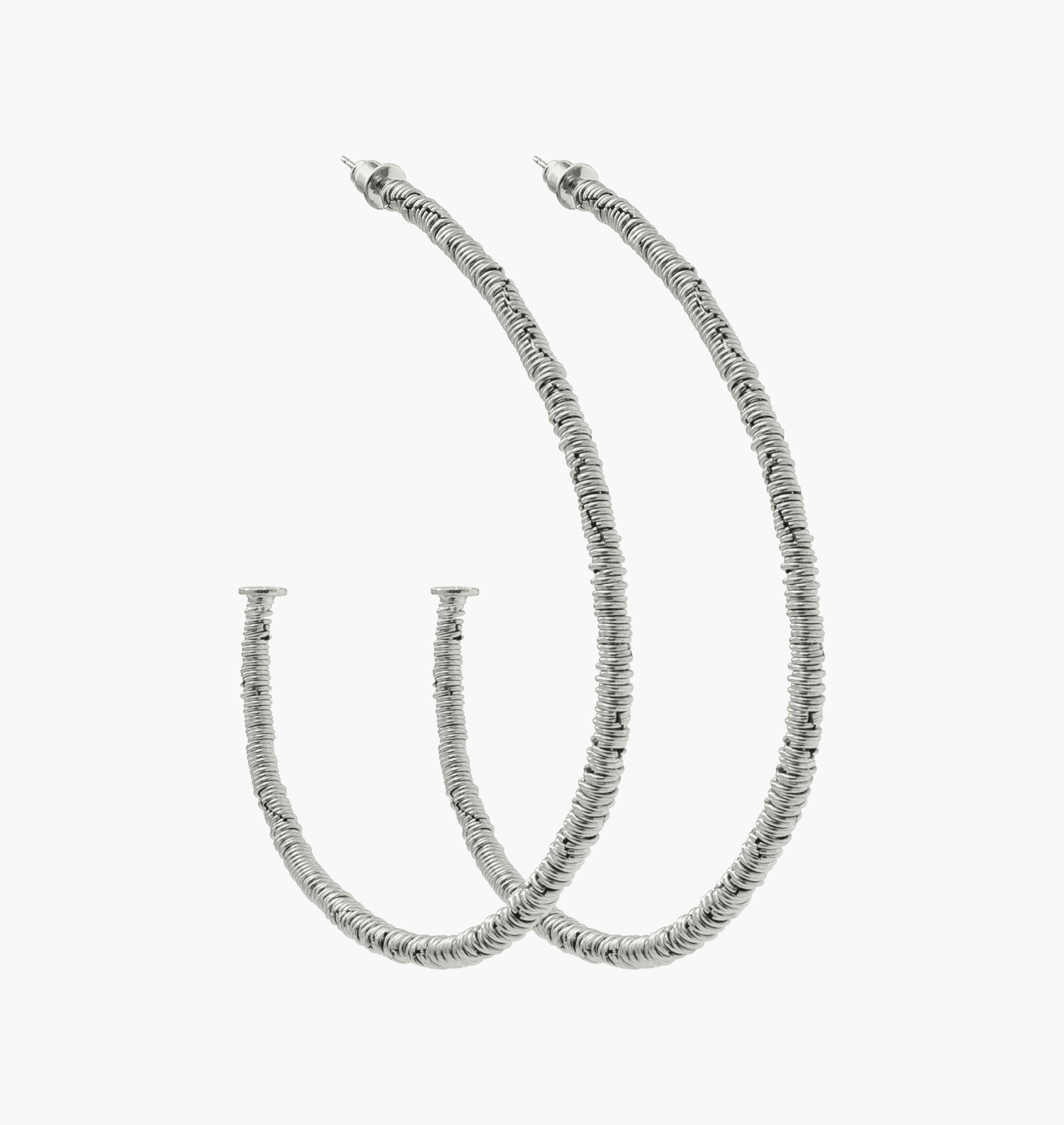 Earrings LILLY XL Palladium - Moutton colleT Jewellery