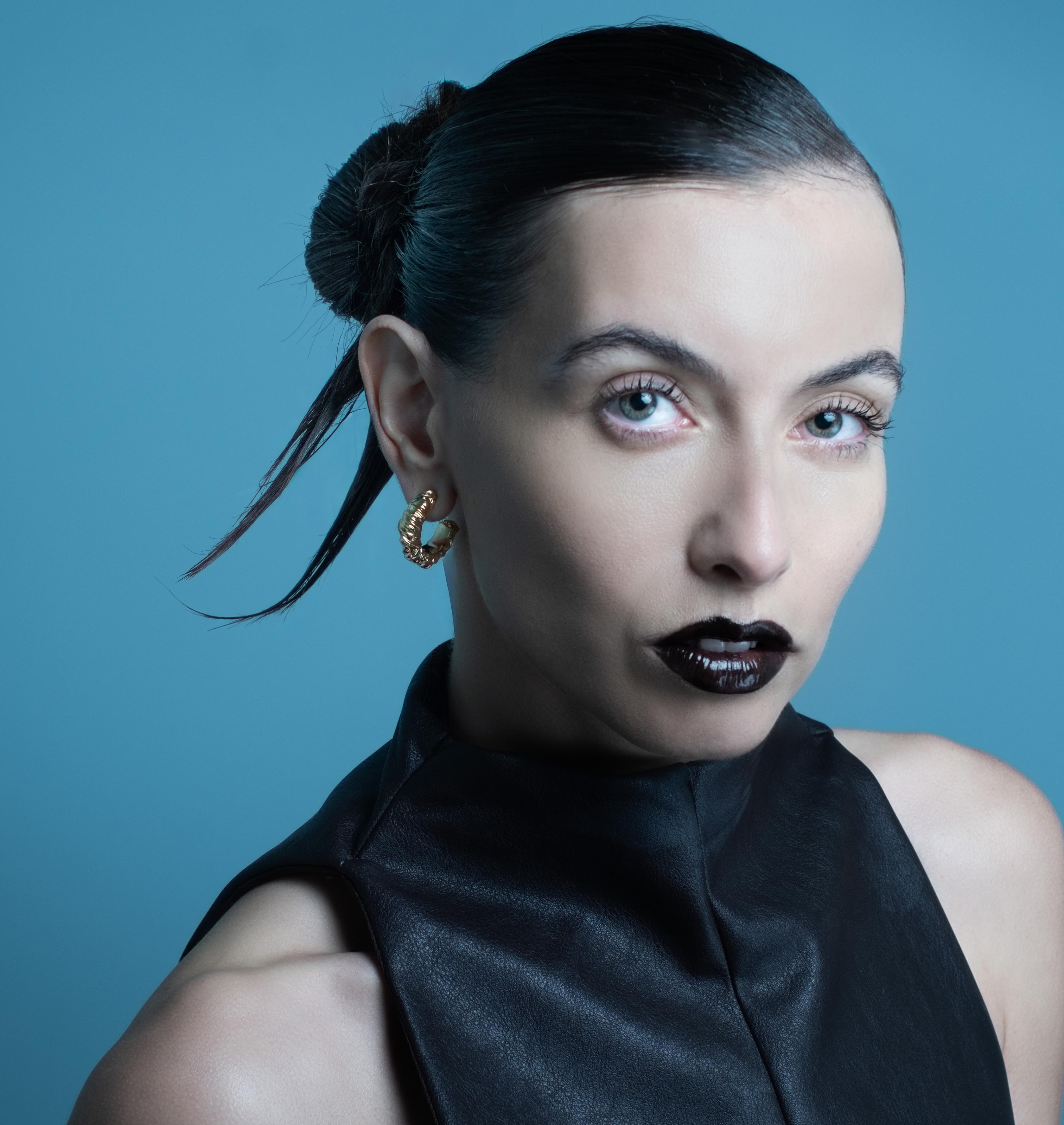 Earrings SMALL BUN TWYST Gold