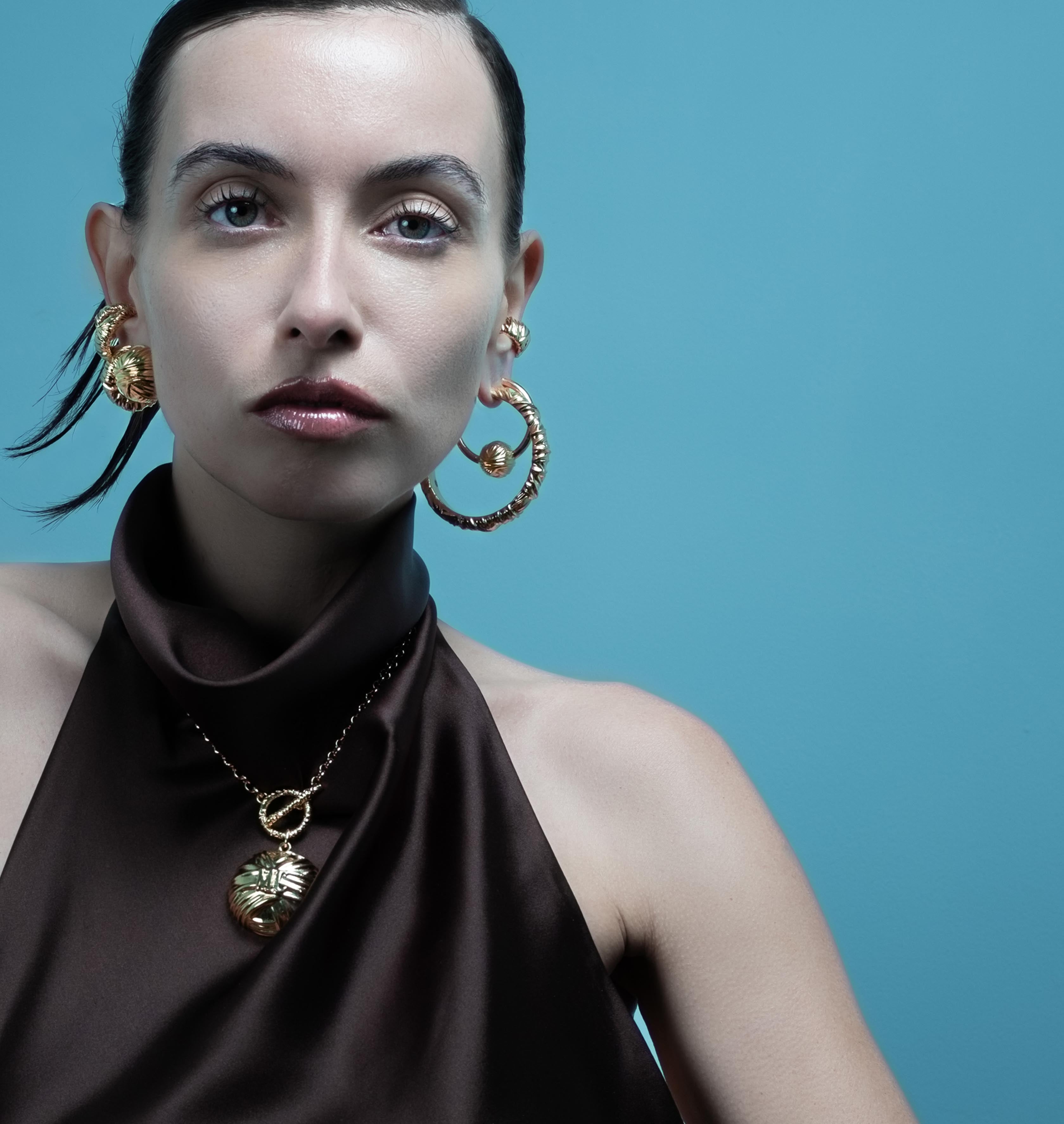 Earrings BUN TWYST PIERCING Gold