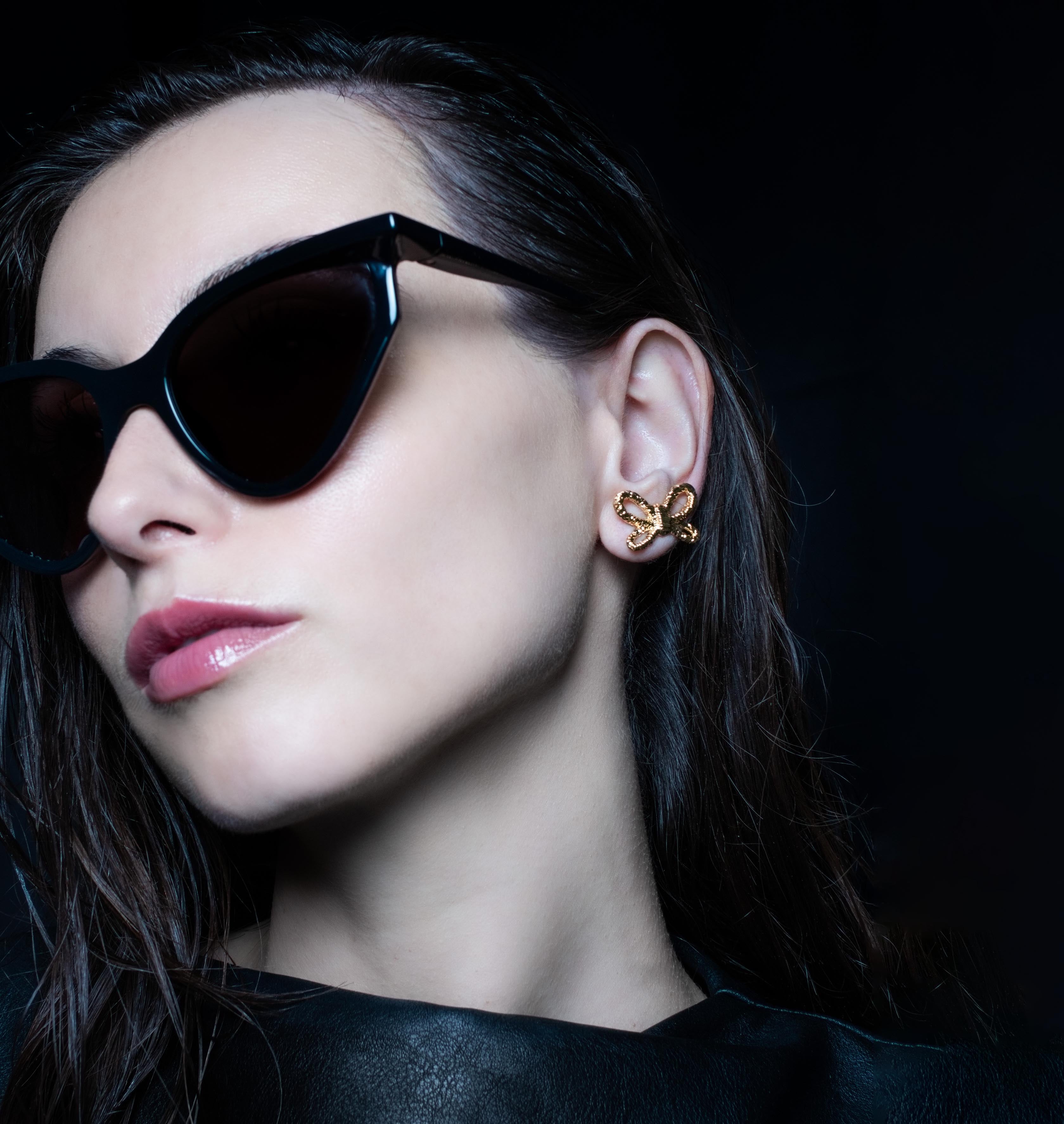 Earrings SMALL BOW TWYST Gold