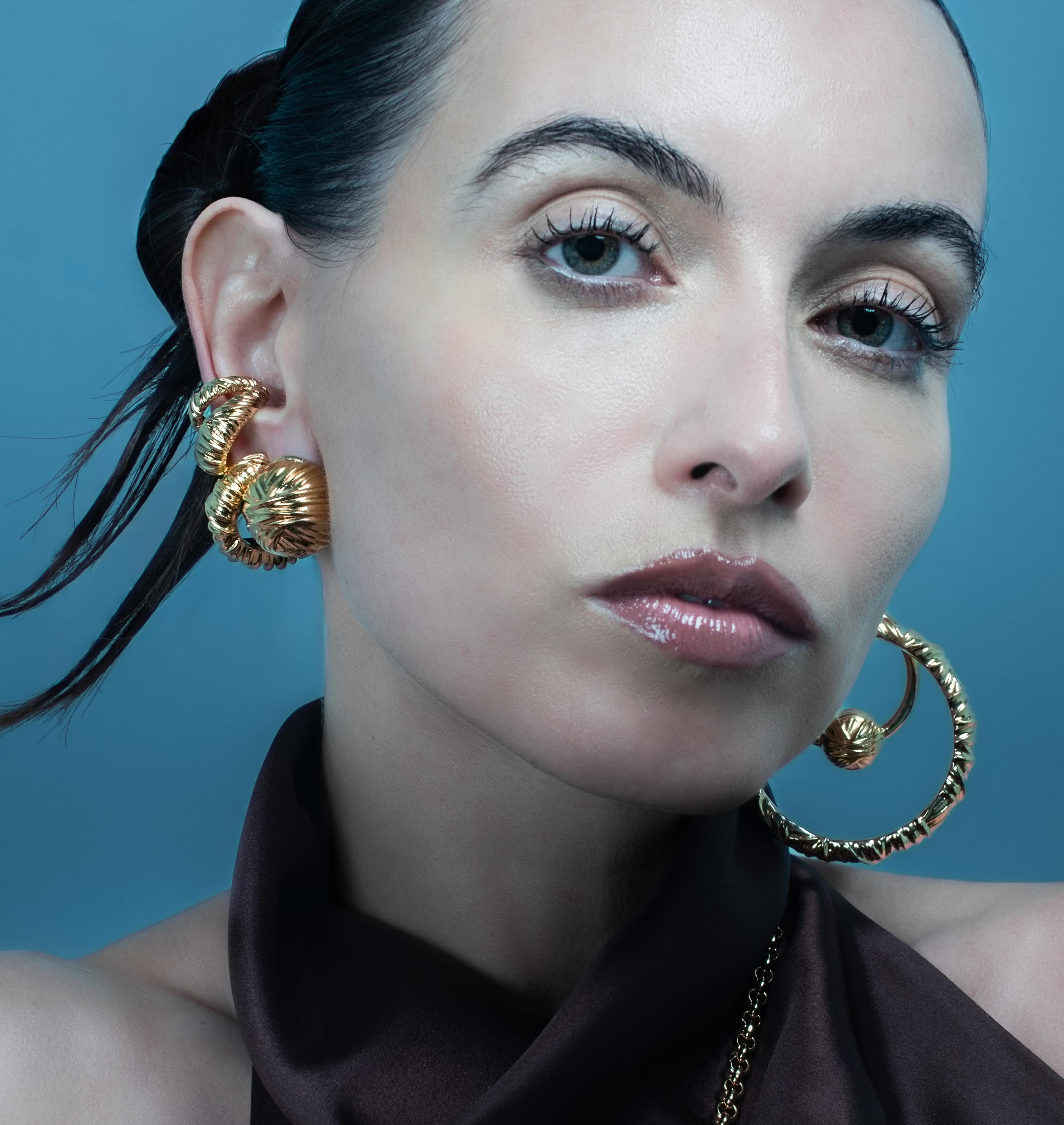 Earrings SMALL TWYST Gold