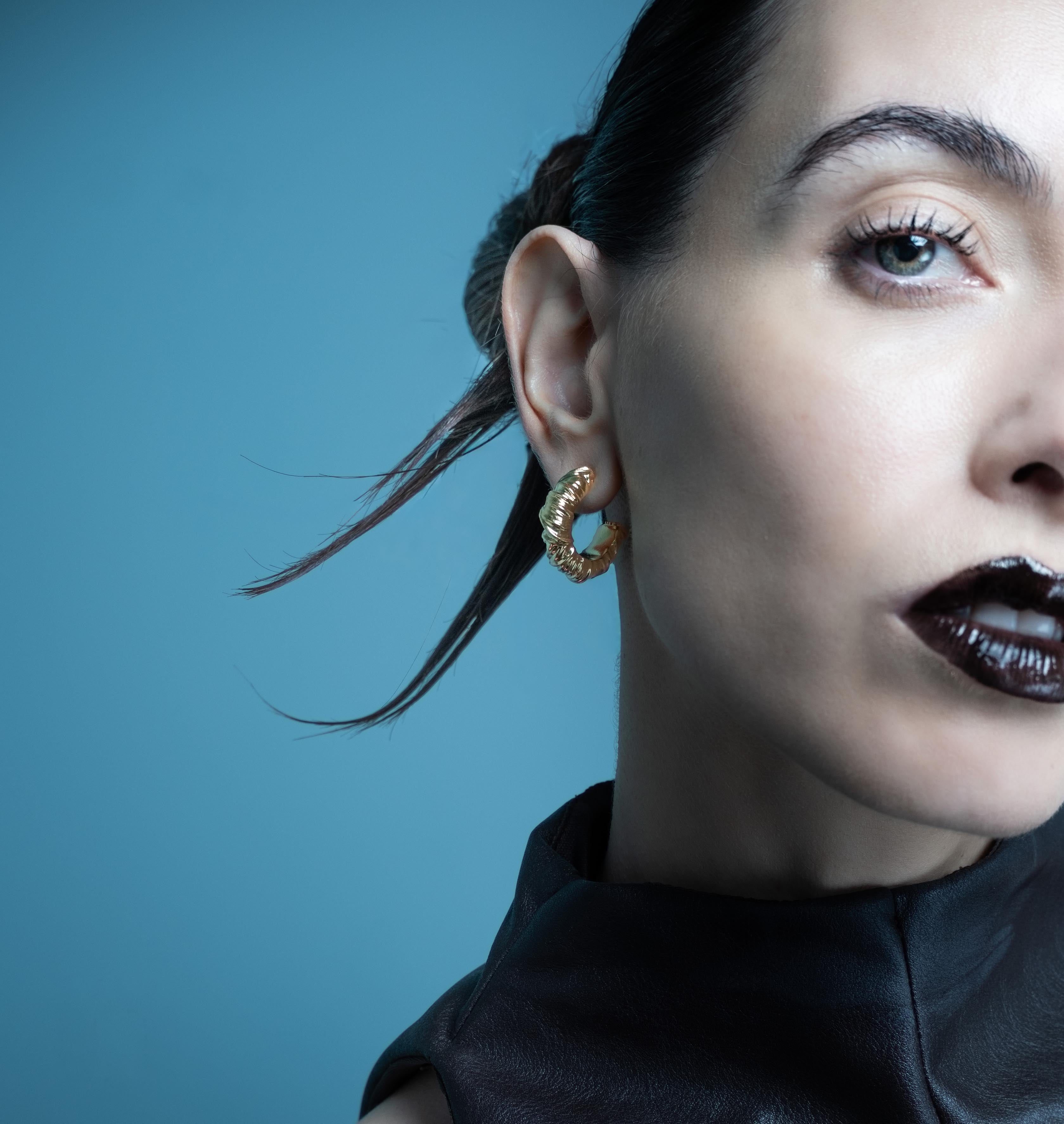 Earrings SMALL TWYST Gold