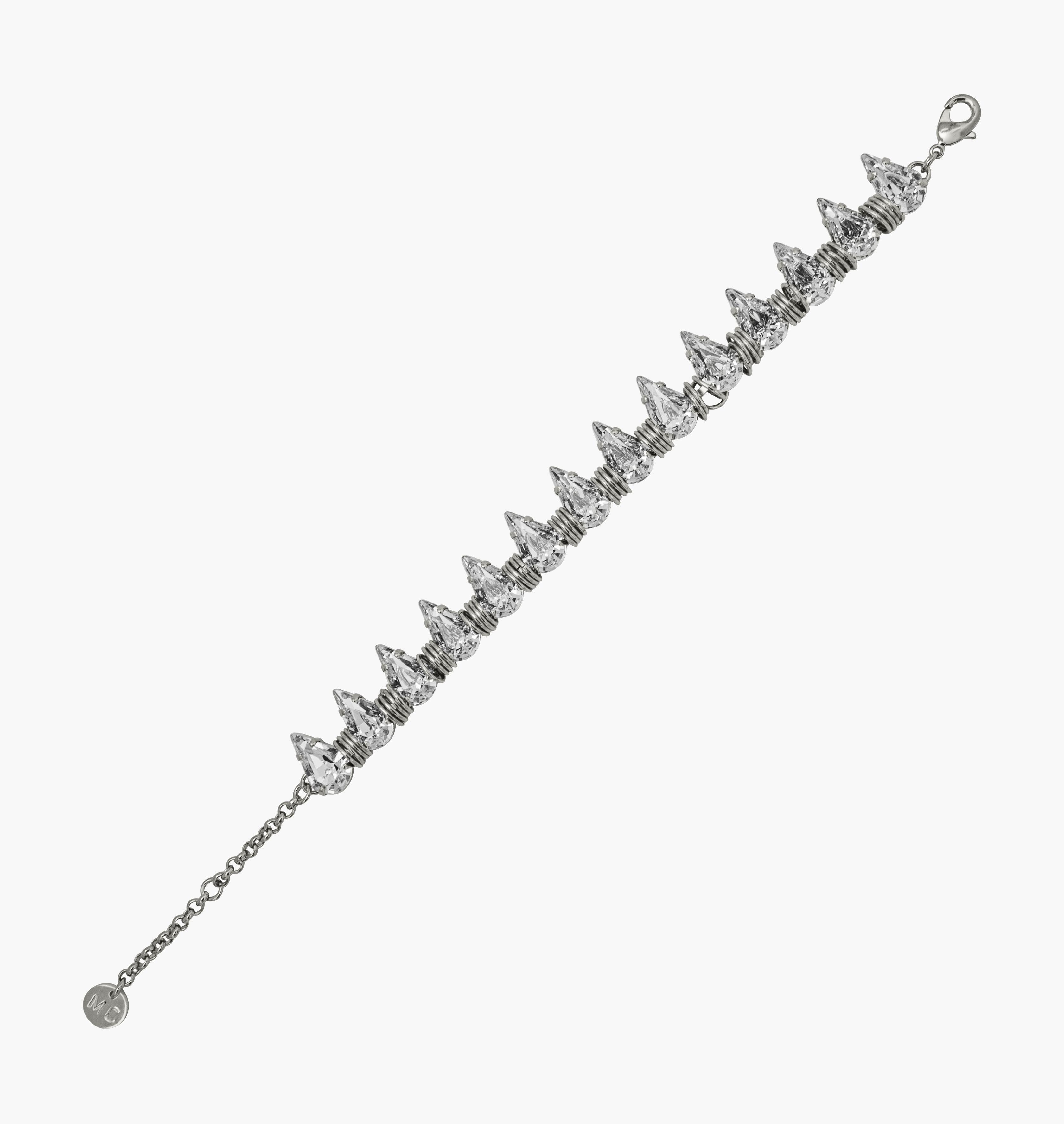 Bracelet HAILEY Palladium Crystal - Moutton colleT Jewellery