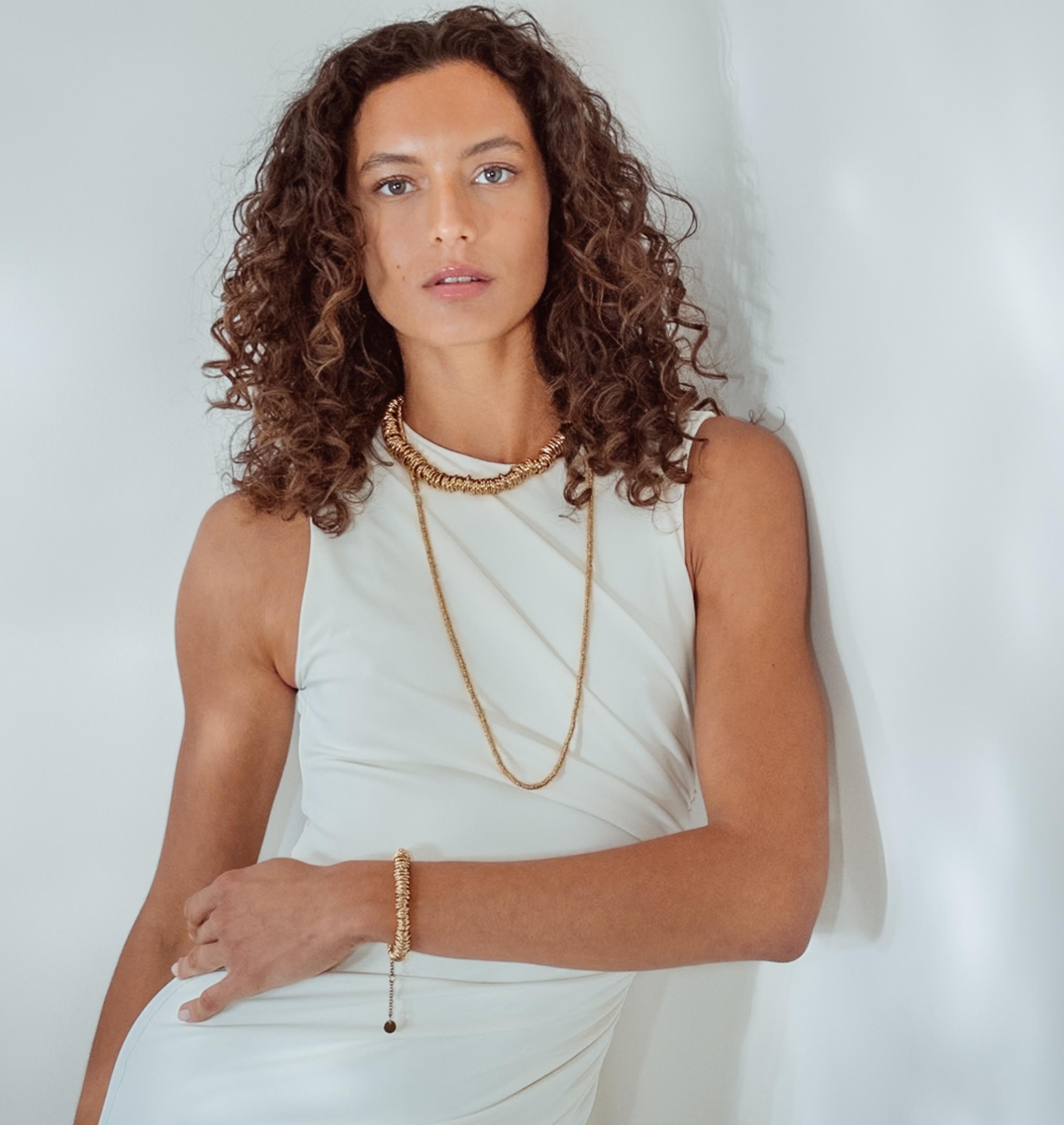 Necklace LILLY Sautoir Palladium