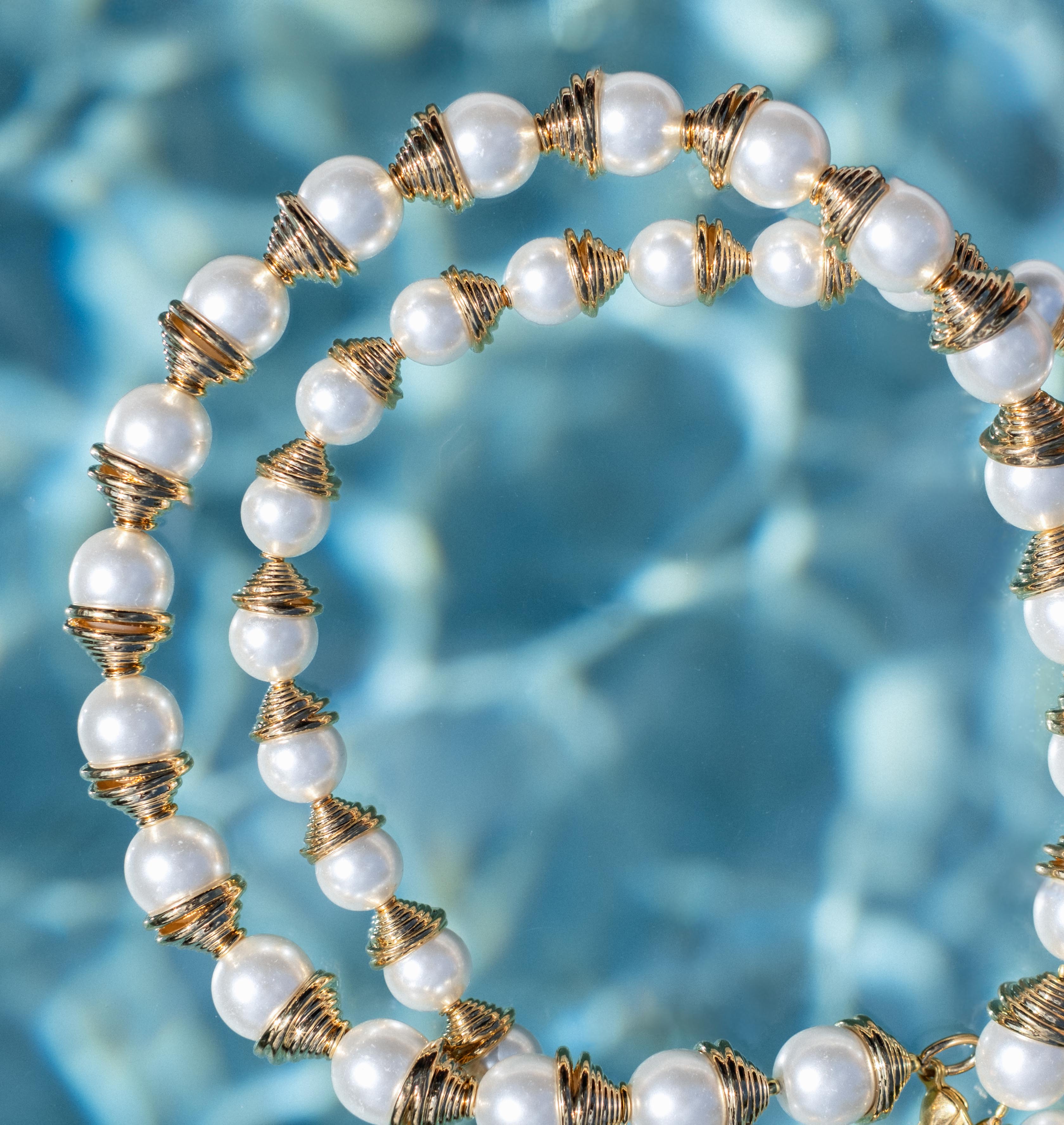 Necklace LILLY Big Pearl Gold