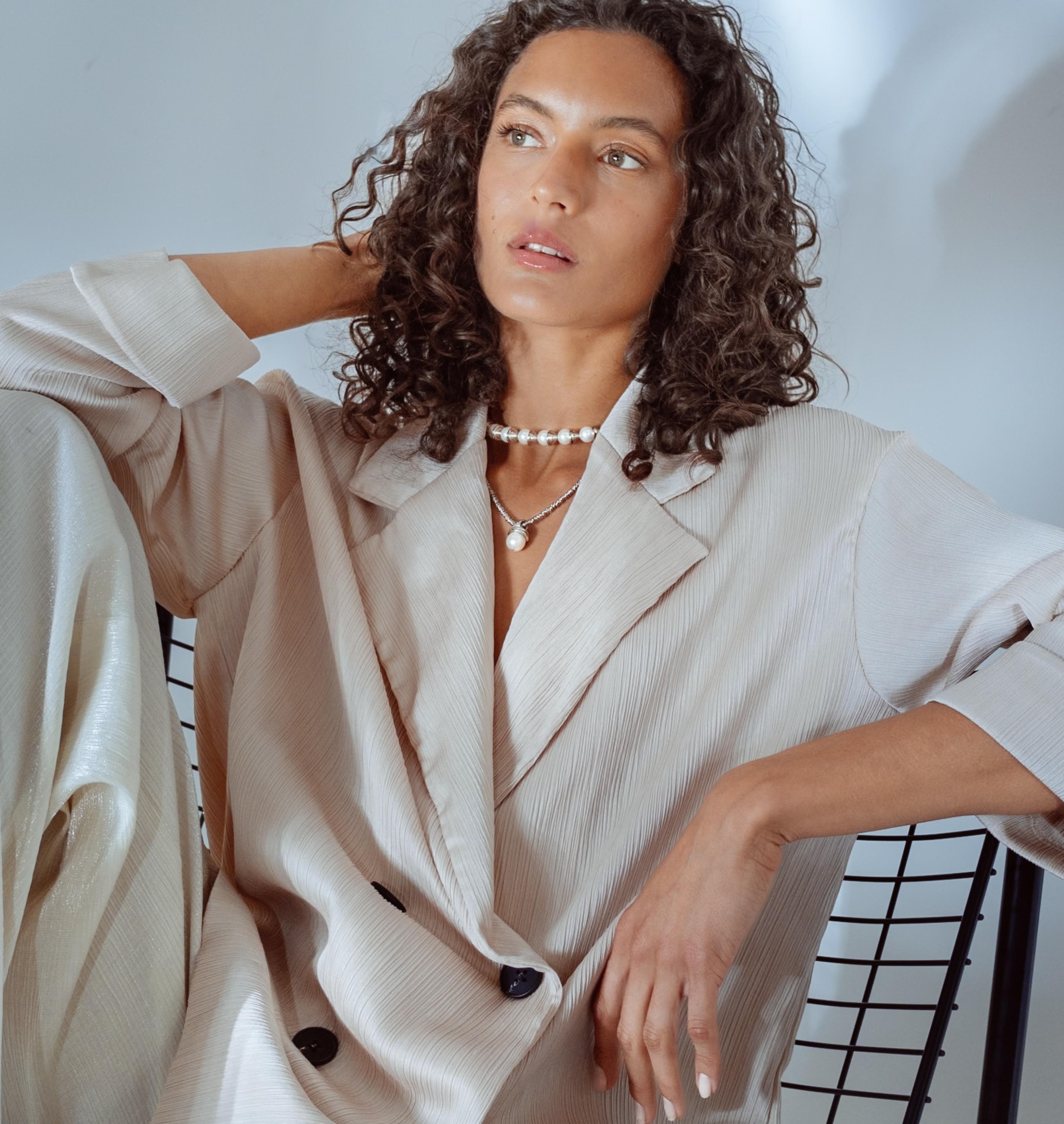 Necklace LILLY Big Pearl Gold