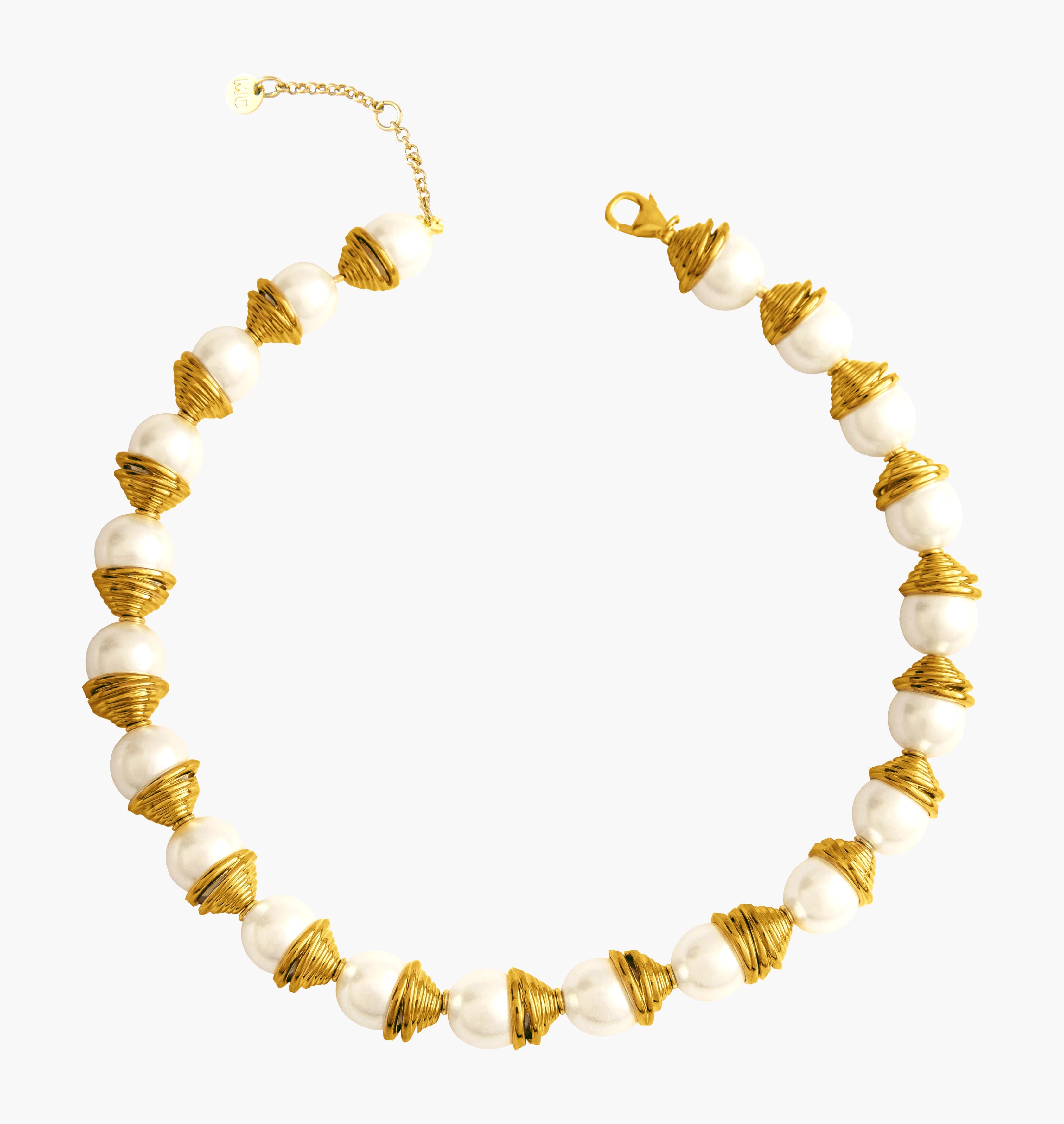 Necklace LILLY Big Pearl Gold