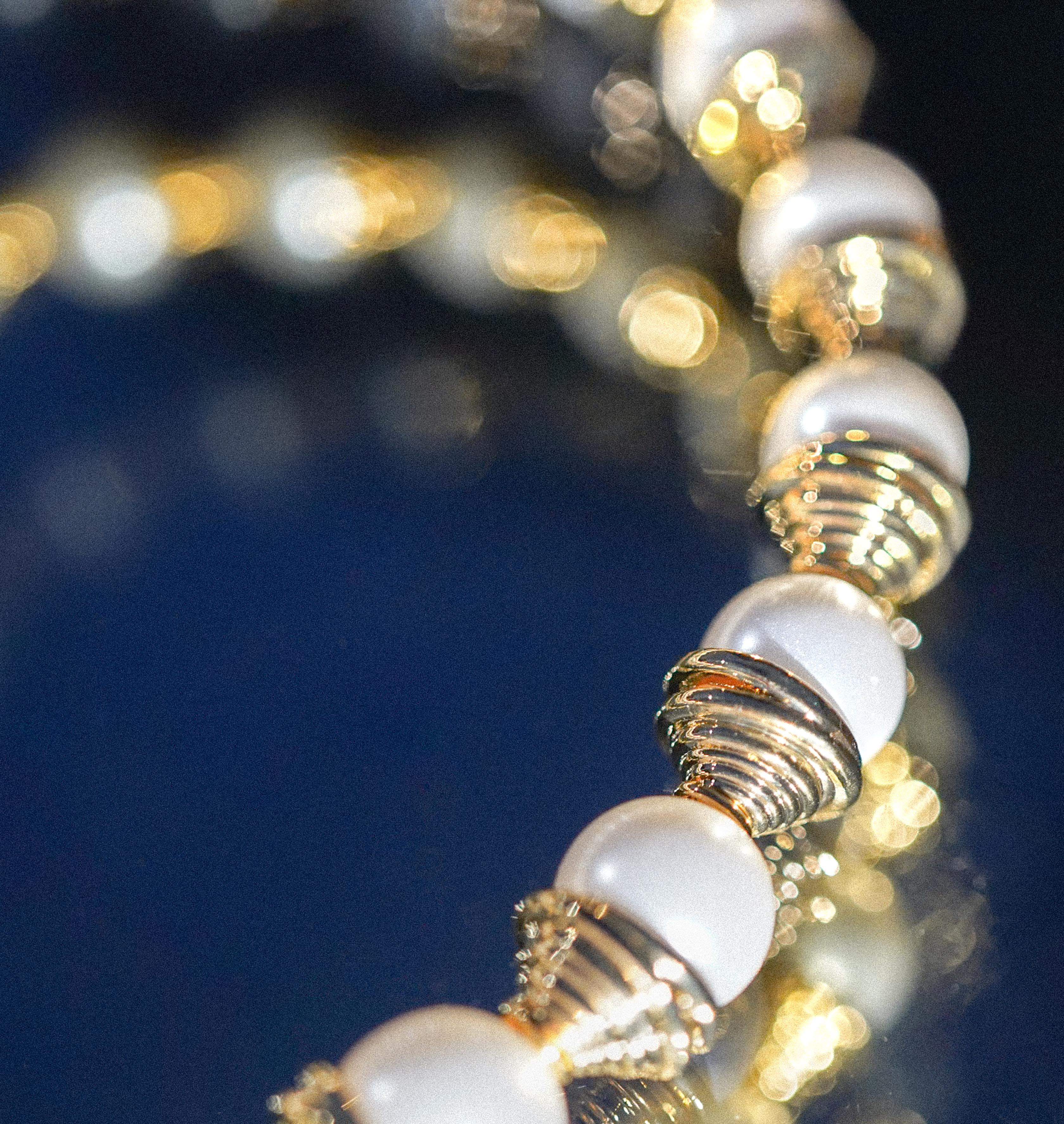 Necklace LILLY Big Pearl Gold