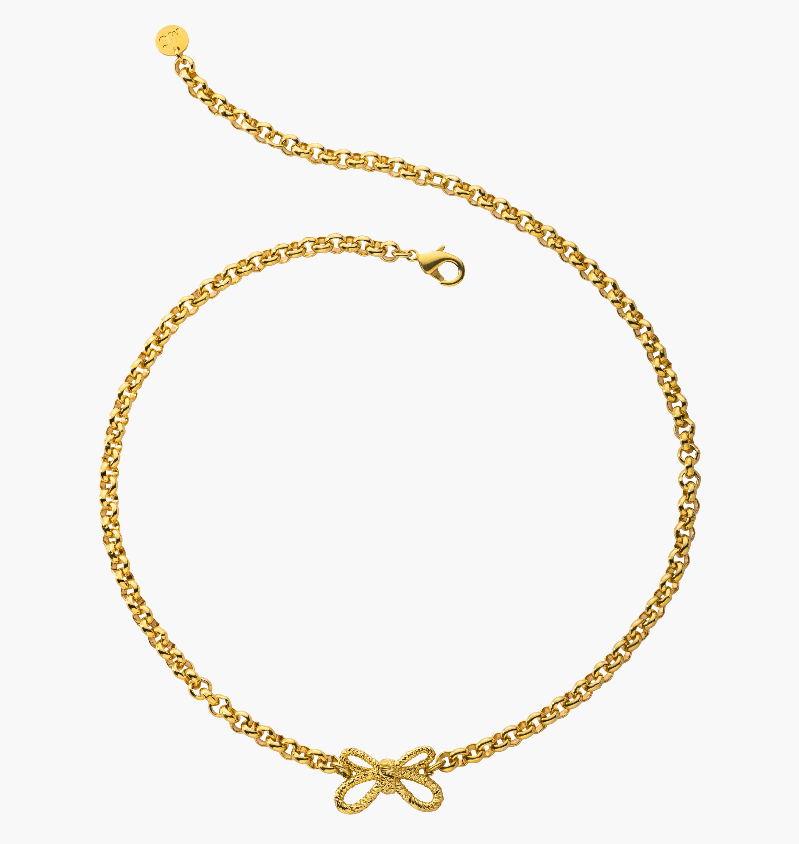 Necklace SMALL BOW TWYST Gold
