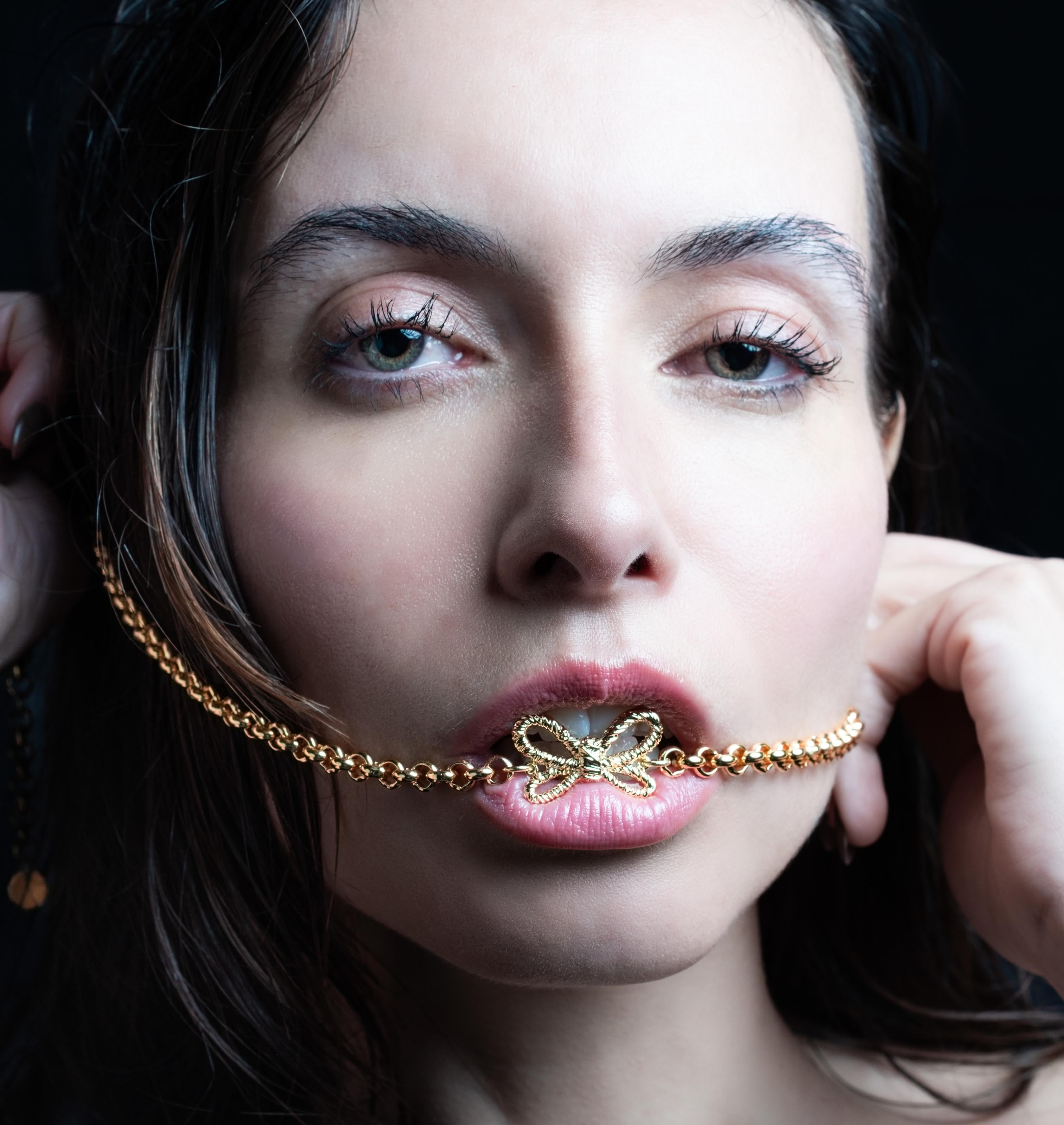 Necklace SMALL BOW TWYST Gold