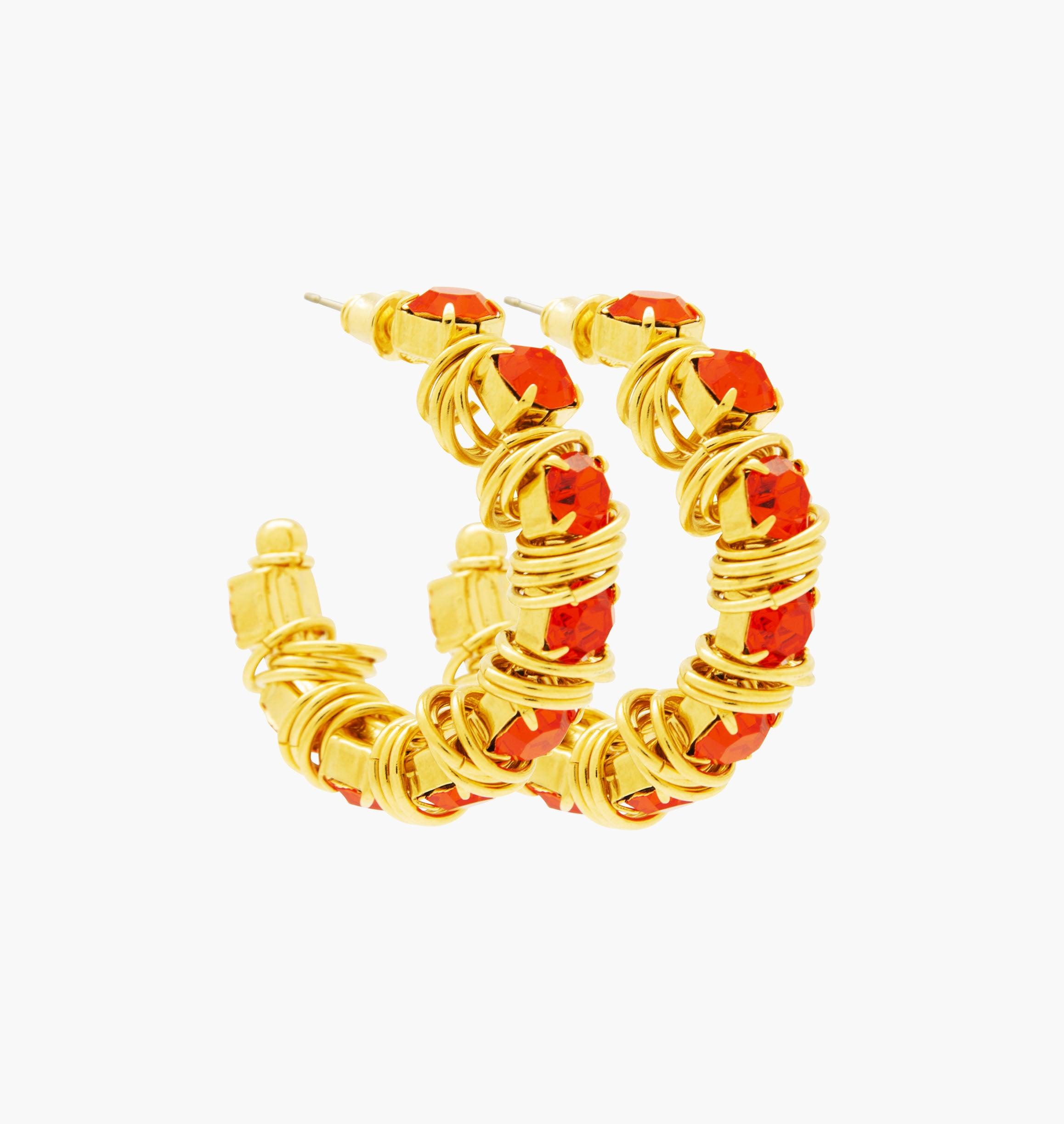 Earrings DISCO Hyacinth - Moutton colleT Jewellery