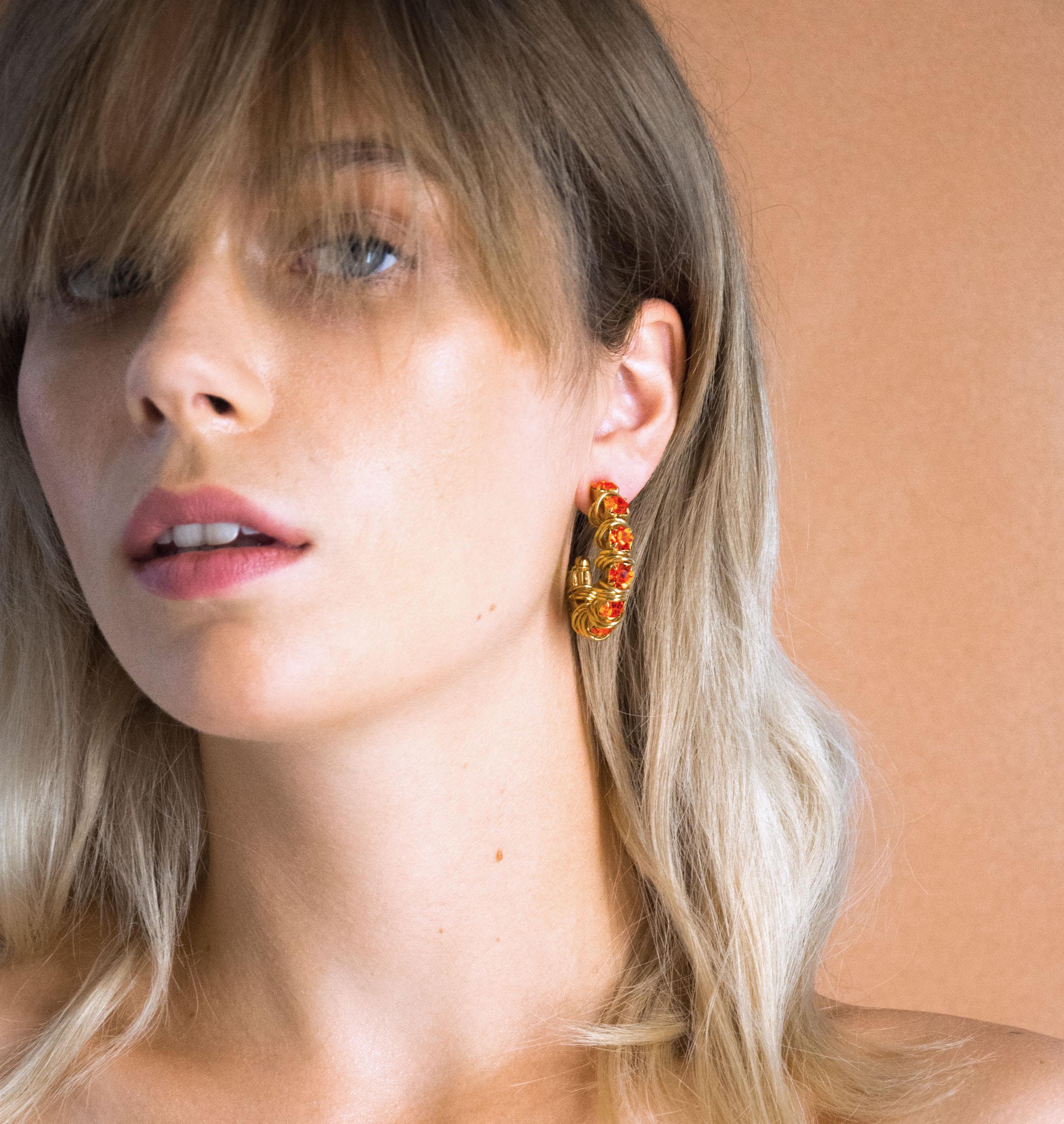 Earrings DISCO Hyacinth - Moutton colleT Jewellery