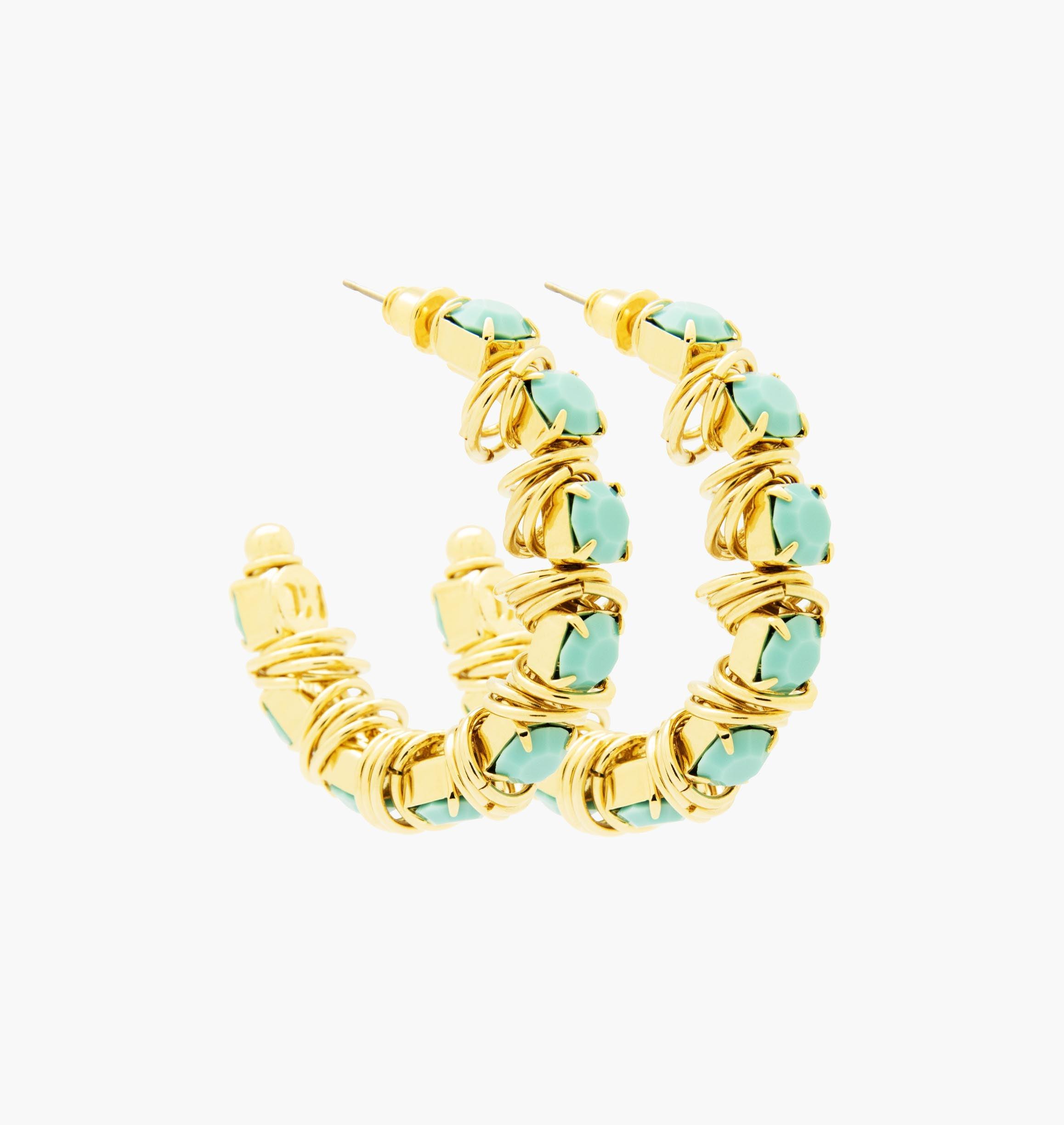 mouttoncollet moutton collet matthieu nicolas bijoux jewelry createurs mode fashion style tendance cristal crystals strass diamant diamond turquoise boheme chic tendance mode moderne qualite galeries lafayette 24S dior gucci or doré belgique france bracelet collier boucles d'oreille créole ayanakamura