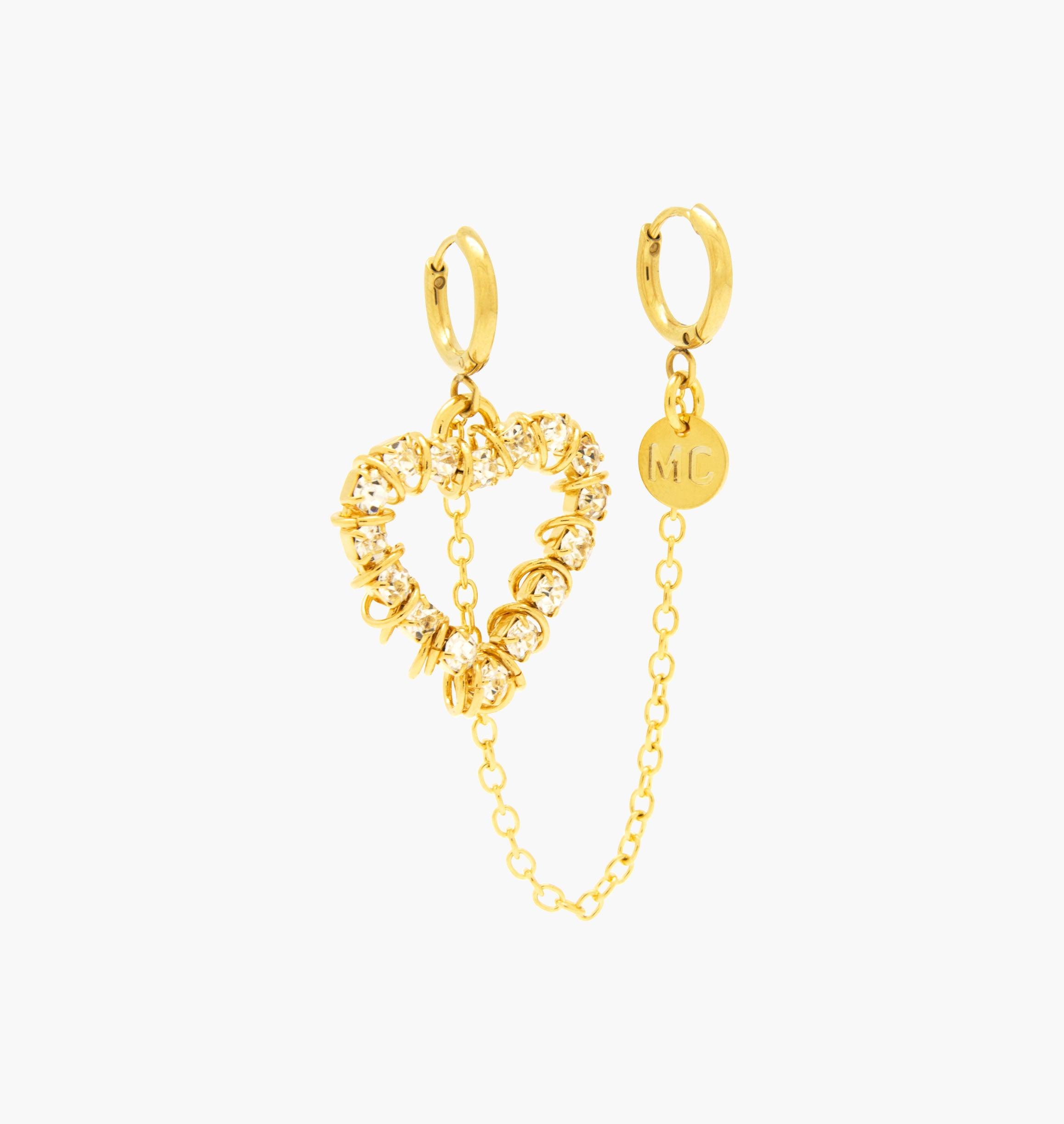 Earring KISS Crystal - Moutton colleT Jewellery