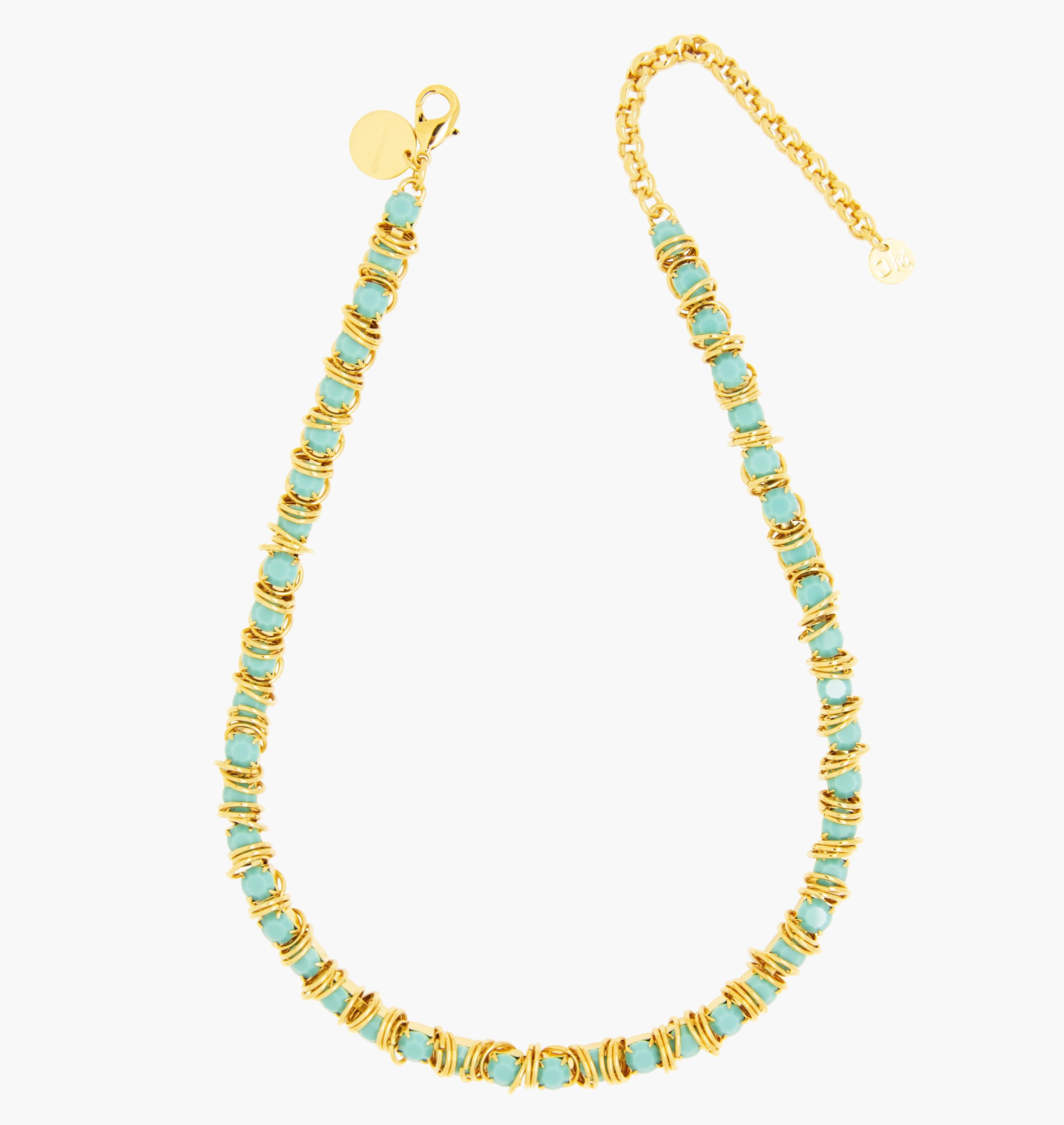 mouttoncollet moutton collet matthieu nicolas bijoux jewelry createurs mode fashion style tendance cristal crystals strass diamant diamond turquoise boheme chic tendance mode moderne qualite galeries lafayette 24S dior gucci or doré belgique france bracelet collier boucles d'oreille boheme chic creole aya nakamura