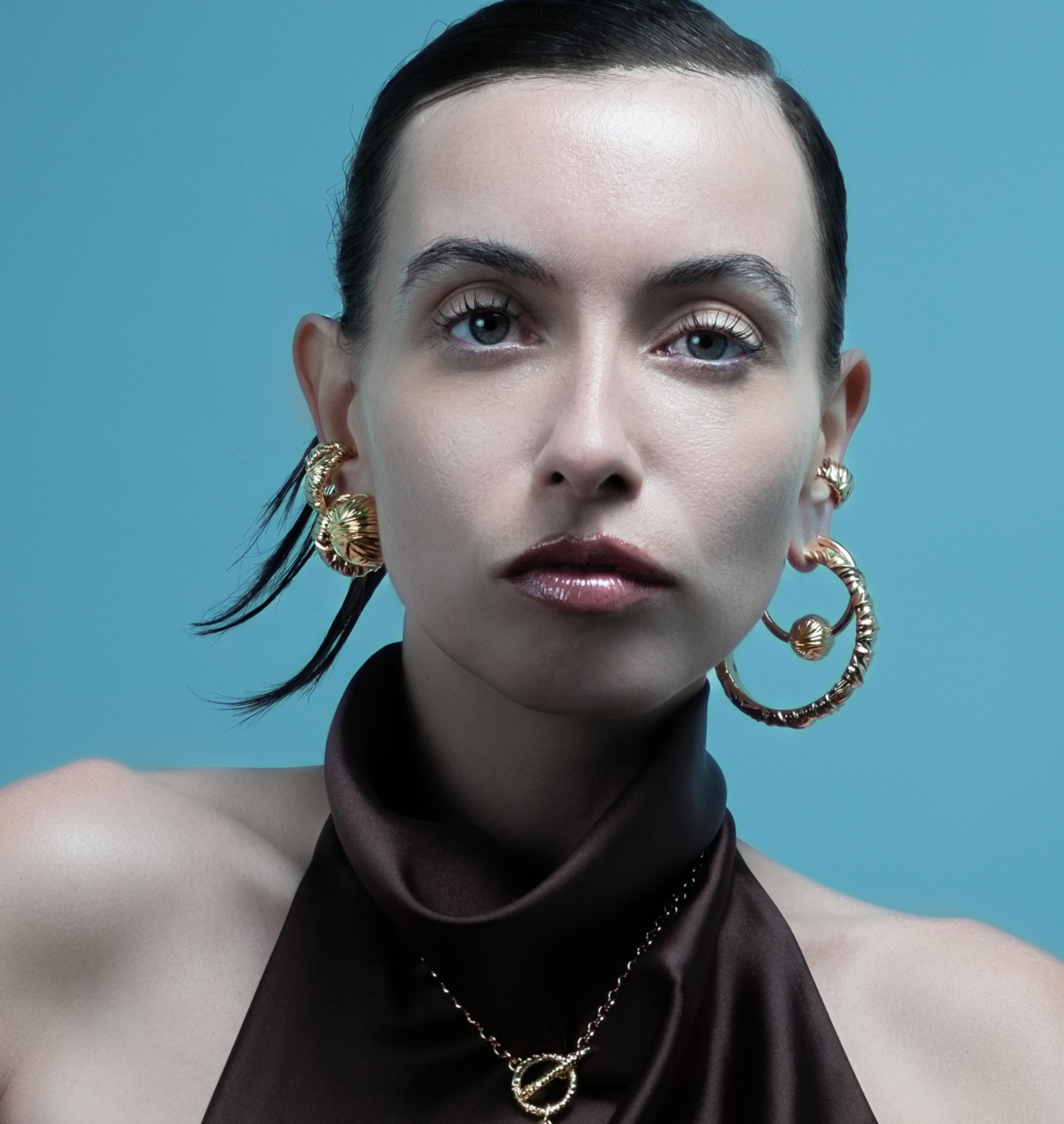 Earrings SMALL TWYST Gold