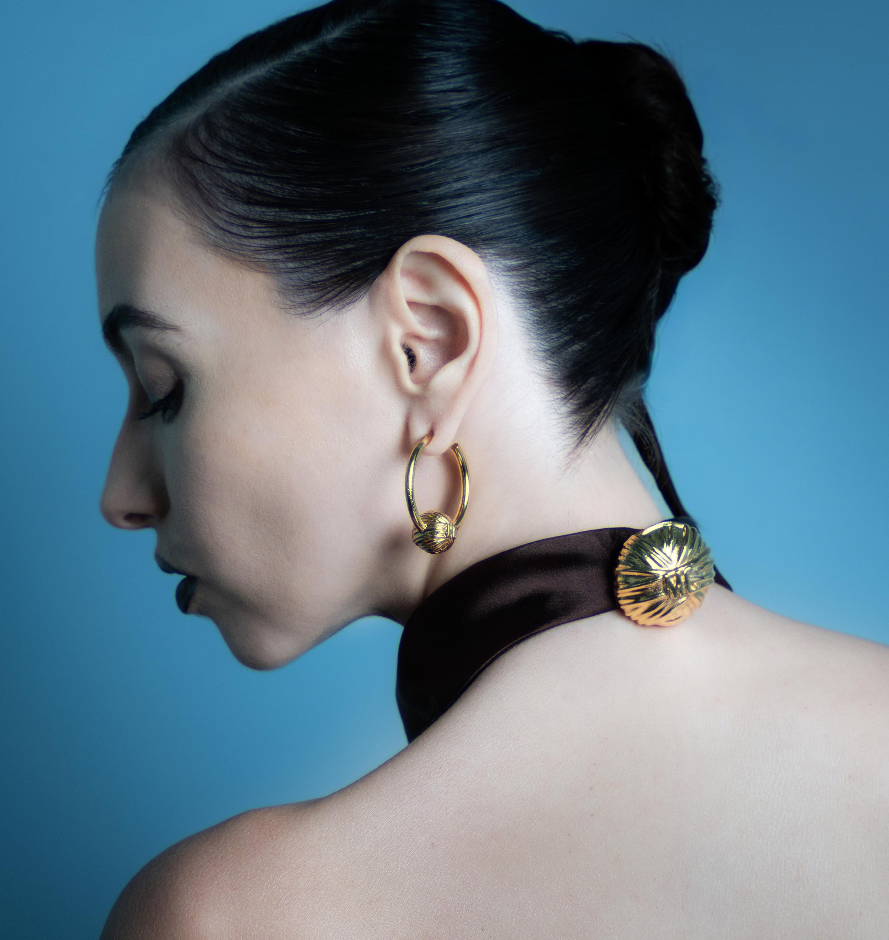 Earrings BUN TWYST PIERCING Gold